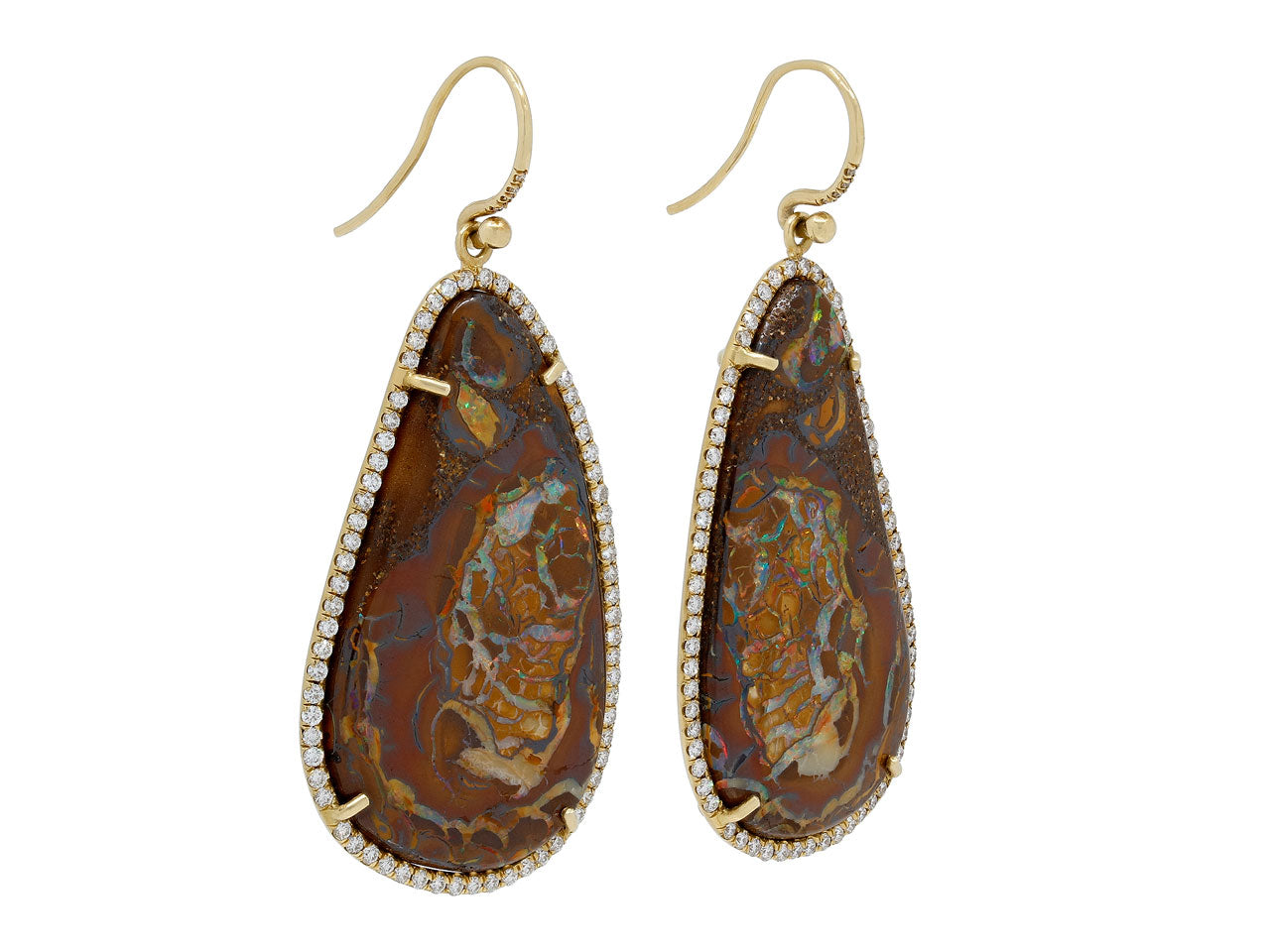 Irene Neuwirth Boulder Opal Earrings