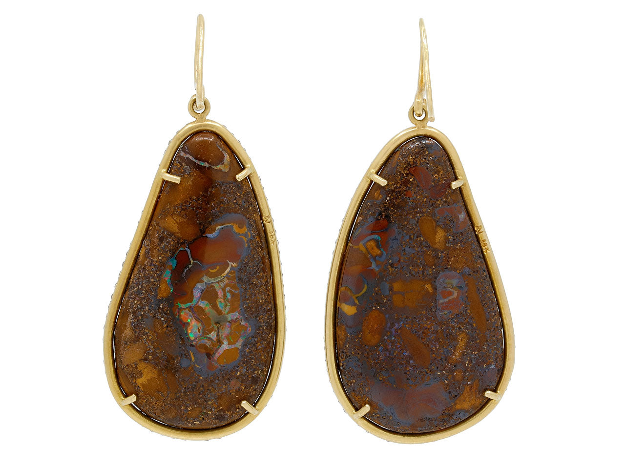 Irene Neuwirth Boulder Opal Earrings