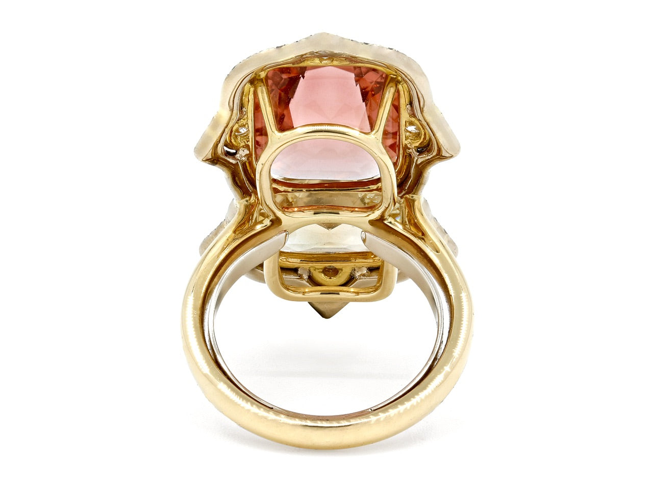 IVY Double Tourmaline Ring in 18K Gold