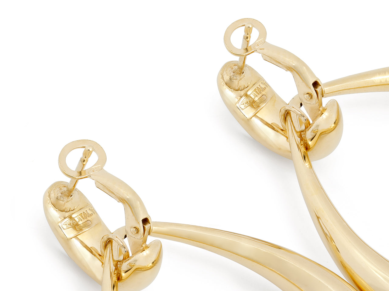 Door Knocker Earrings in 18K Gold, by Beladora