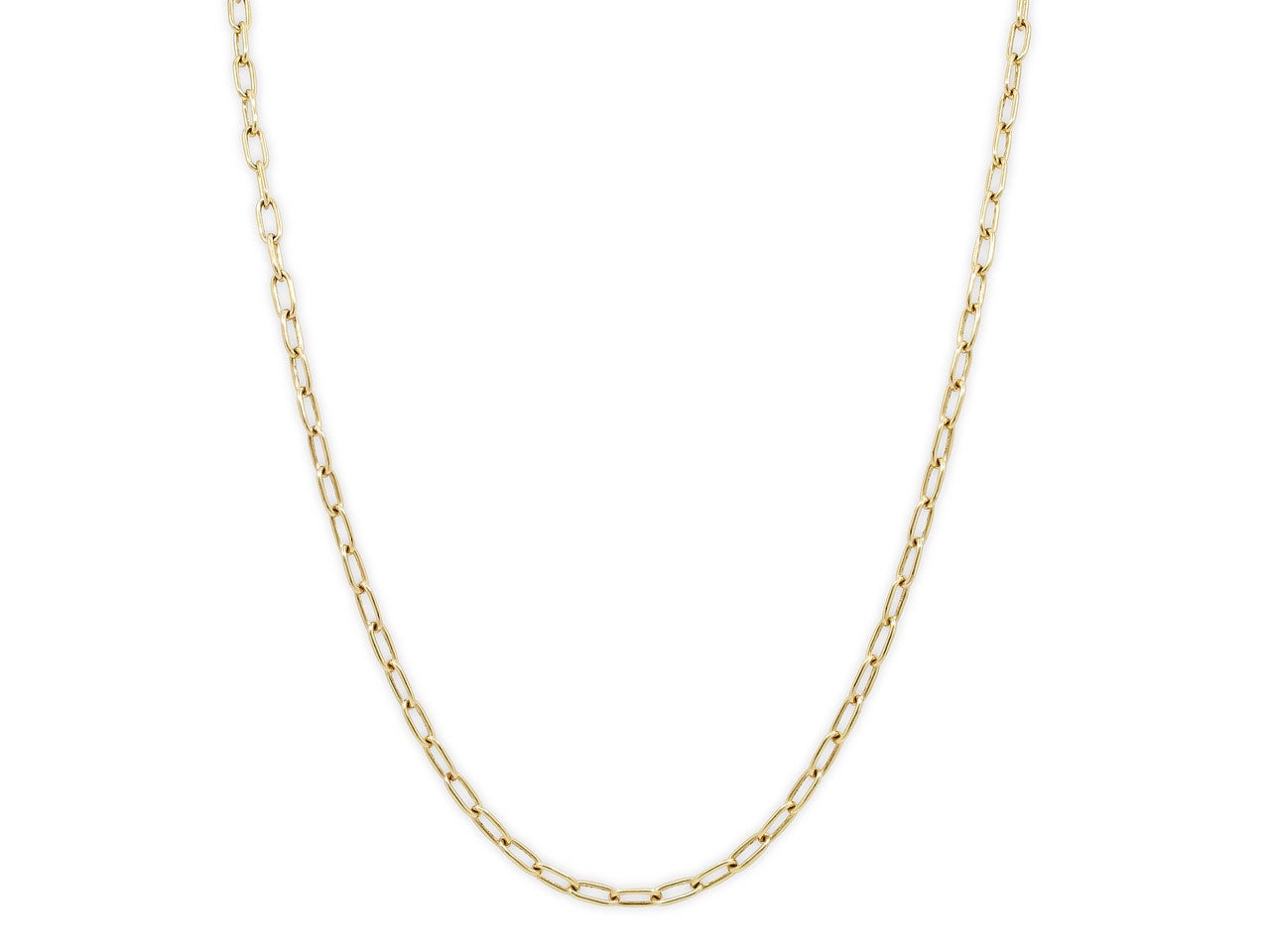 Italian Cable Link Chain in 18K Gold, 22 Inches, by Beladora