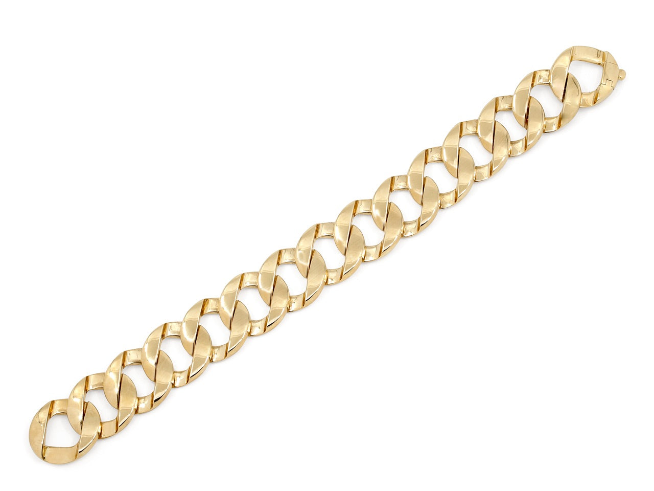 Curb Link Bracelet in 18K Gold, Small, by Beladora