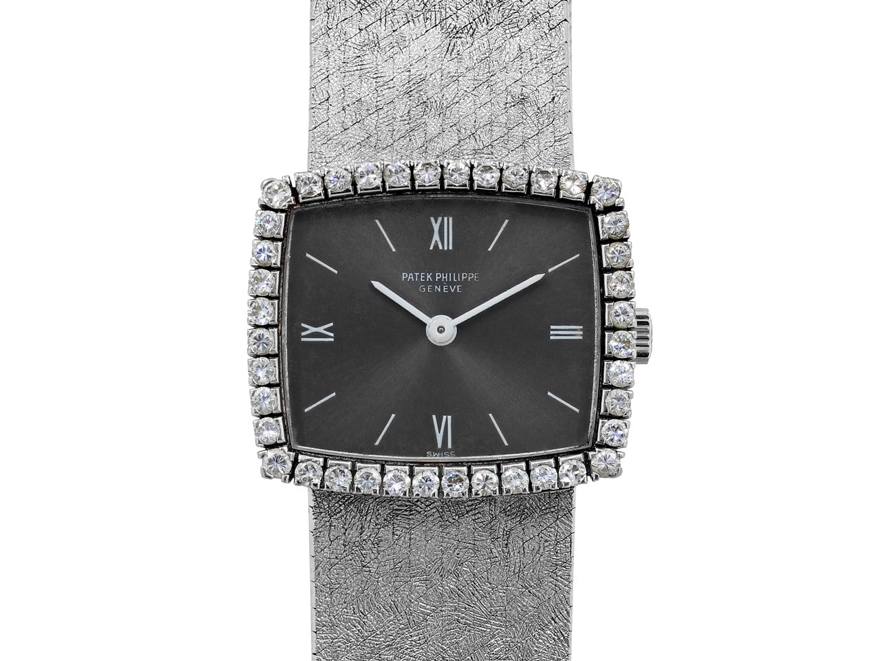 Patek Philippe Lady's Diamond Watch in 18K White Gold