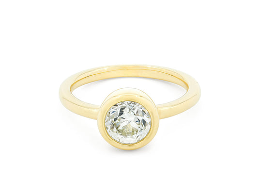 Beladora 'Bespoke' Bezel-set Old European-cut Diamond Ring, 1.20 carats, in 18K Gold