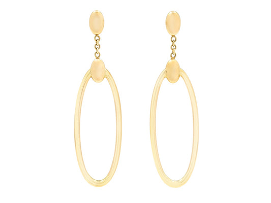 Gold Hoop Earrings, by Beladora