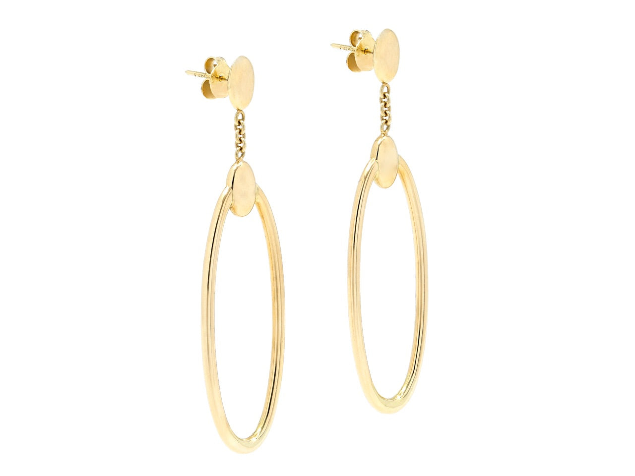 Gold Hoop Earrings, by Beladora