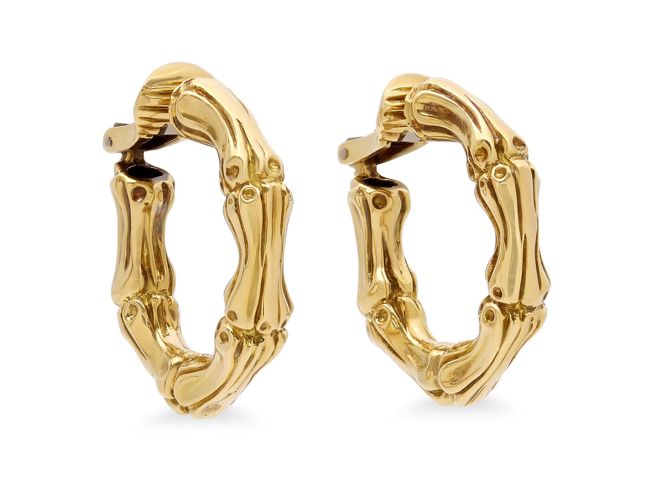 Tiffany & Co. Bamboo Earrings in 18K Gold