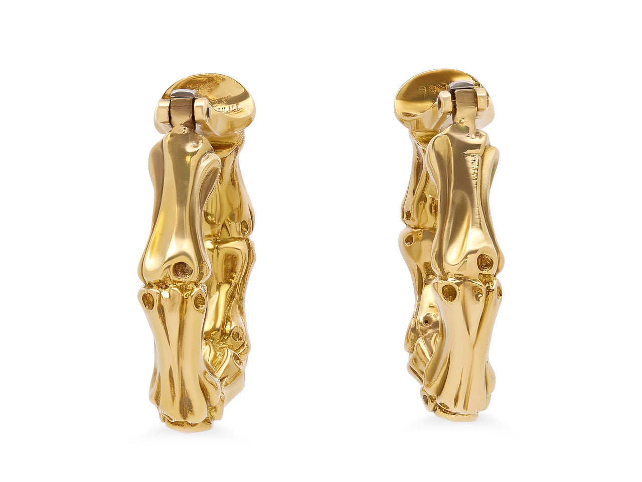 Tiffany & Co. Bamboo Earrings in 18K Gold