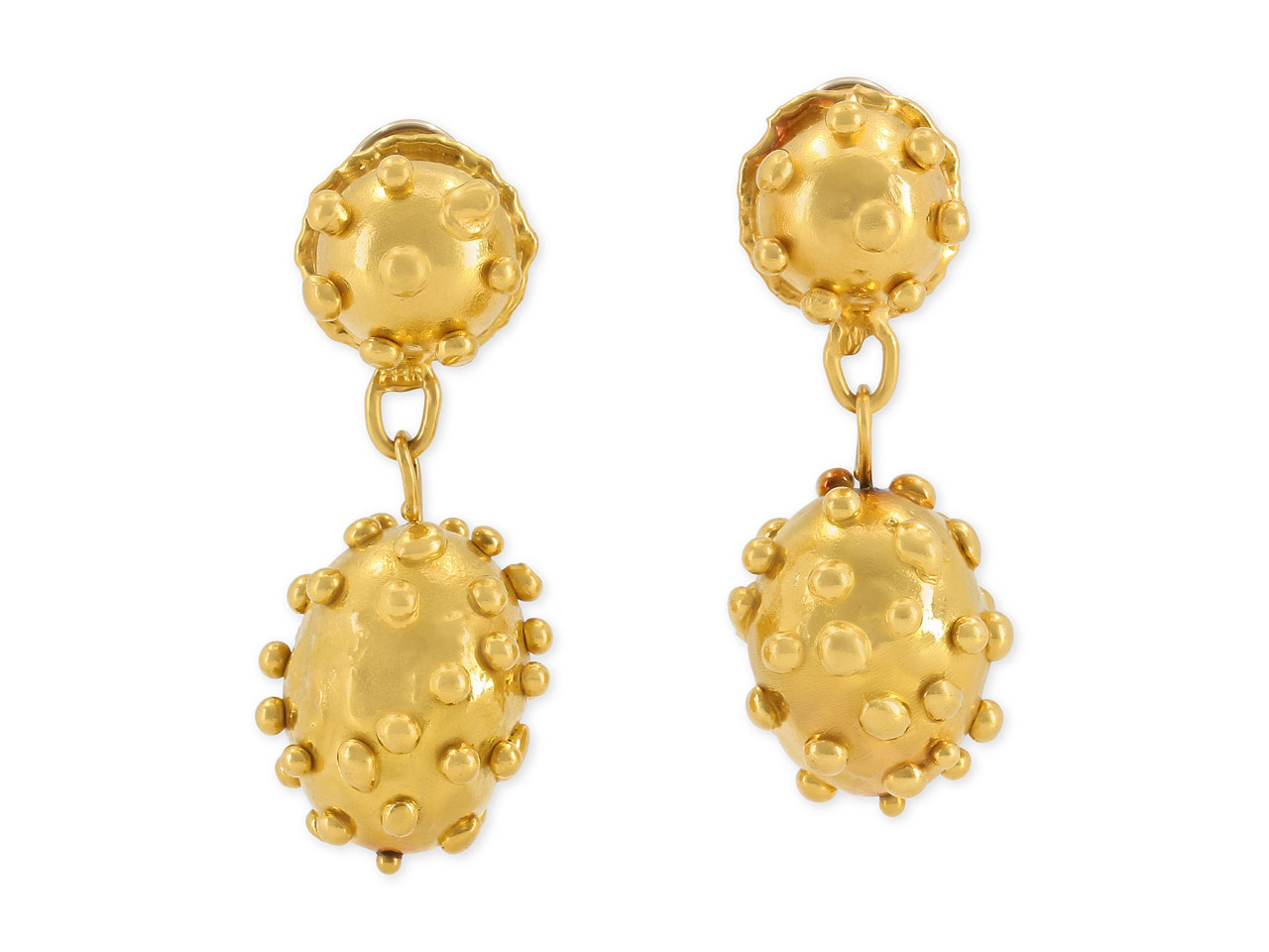 Jean Mahie Earrings in 22K Gold