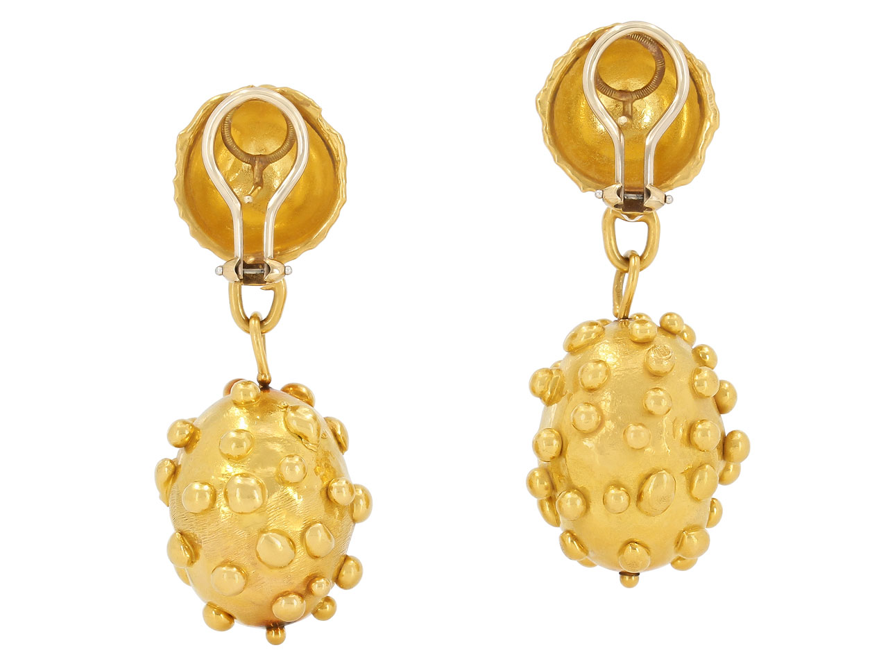 Jean Mahie Earrings in 22K Gold