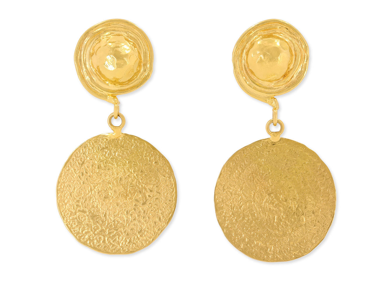 Jean Mahie Earrings in 22K Gold