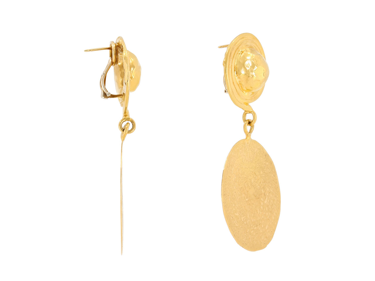 Jean Mahie Earrings in 22K Gold