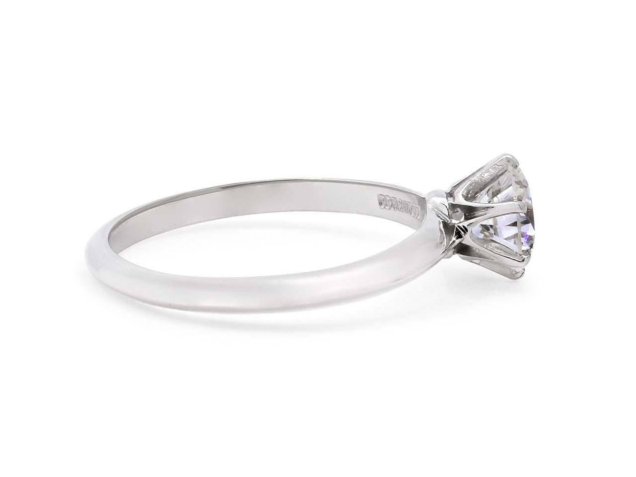 Tiffany & Co. 'Tiffany Setting' Diamond Solitaire Ring, 0.75 carat G/VS-2, in Platinum