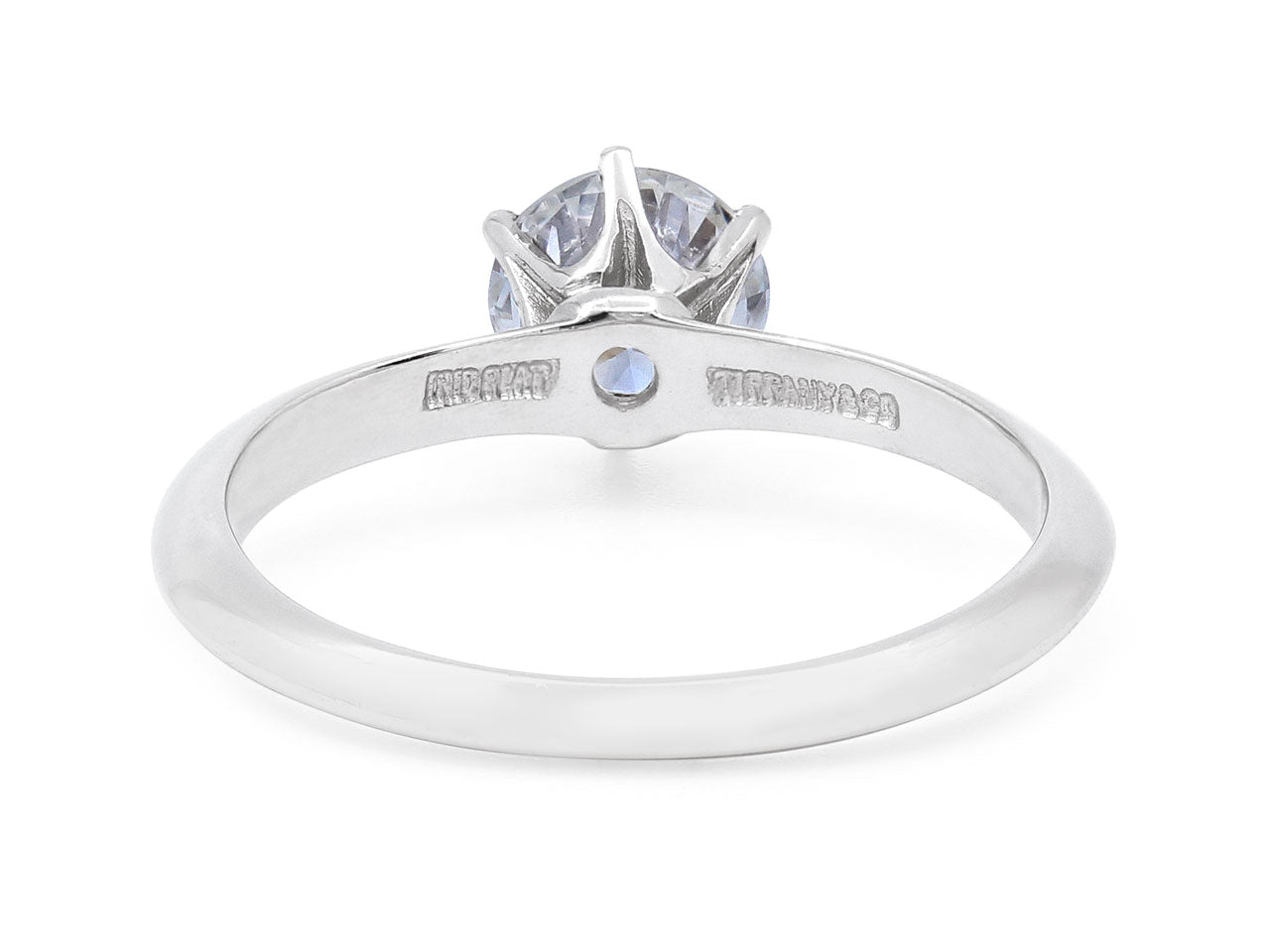 Tiffany & Co. 'Tiffany Setting' Diamond Solitaire Ring, 0.75 carat G/VS-2, in Platinum