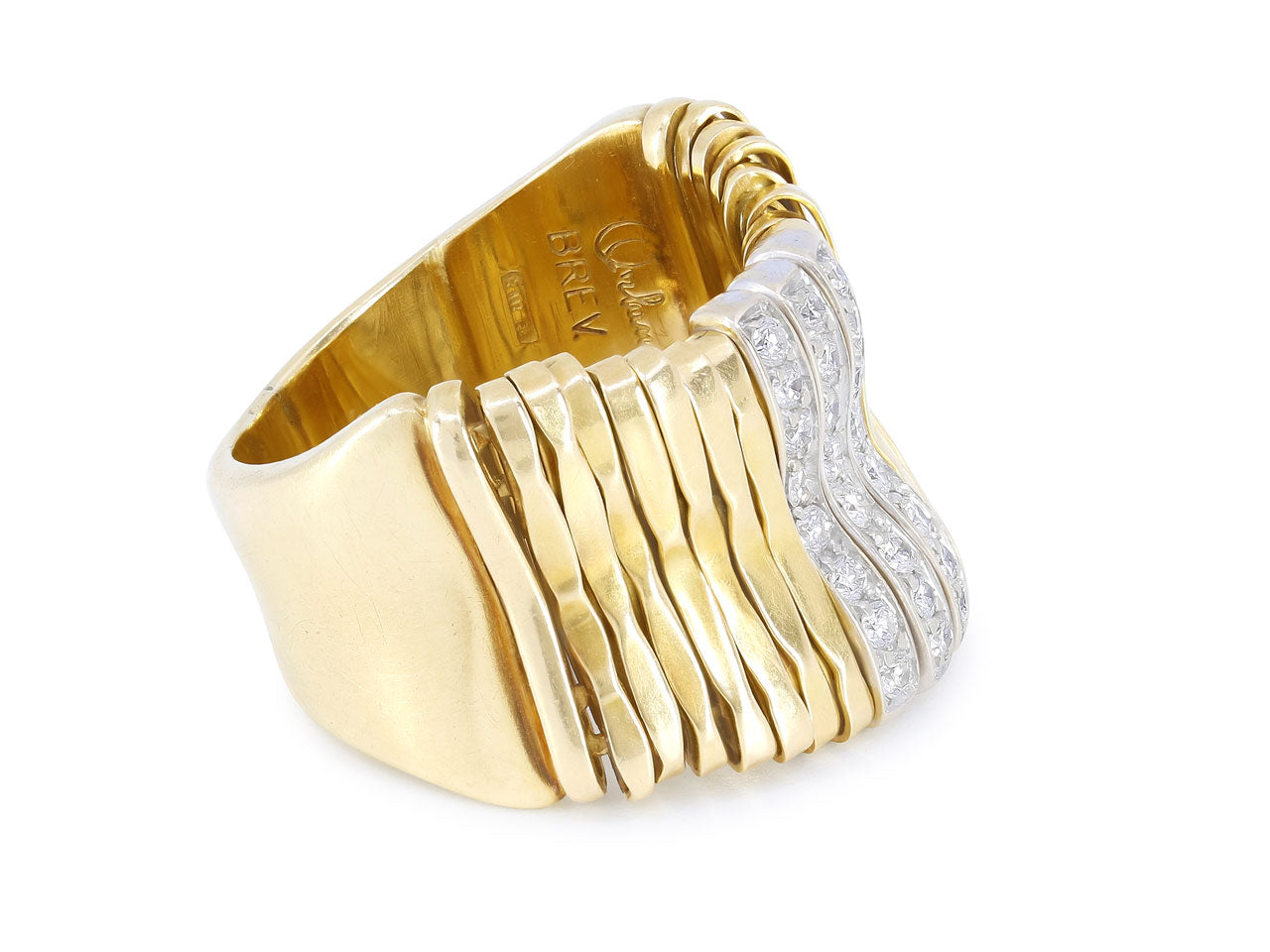 Orlando Orlandini Diamond Ring in 18K Gold