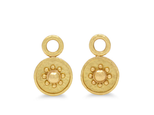 Elizabeth Locke 'Daisy' Earring Charms in 19k Yellow Gold