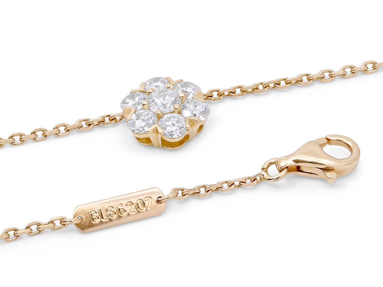 Van Cleef & Arpels Diamond 'Fleurette' Pendant in 18K Gold, Large Model