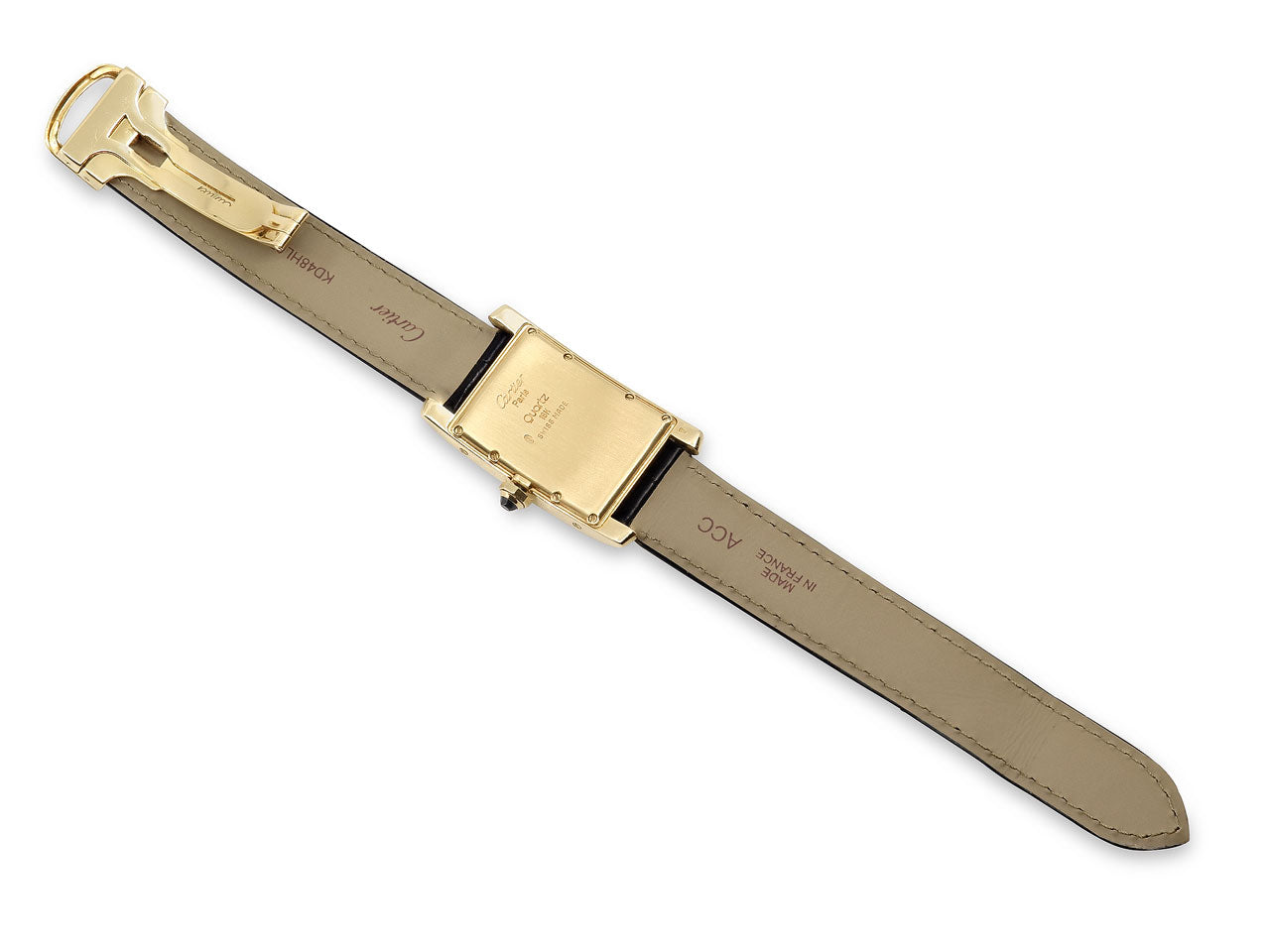 Cartier 'Tank Américaine' Watch in 18K Gold