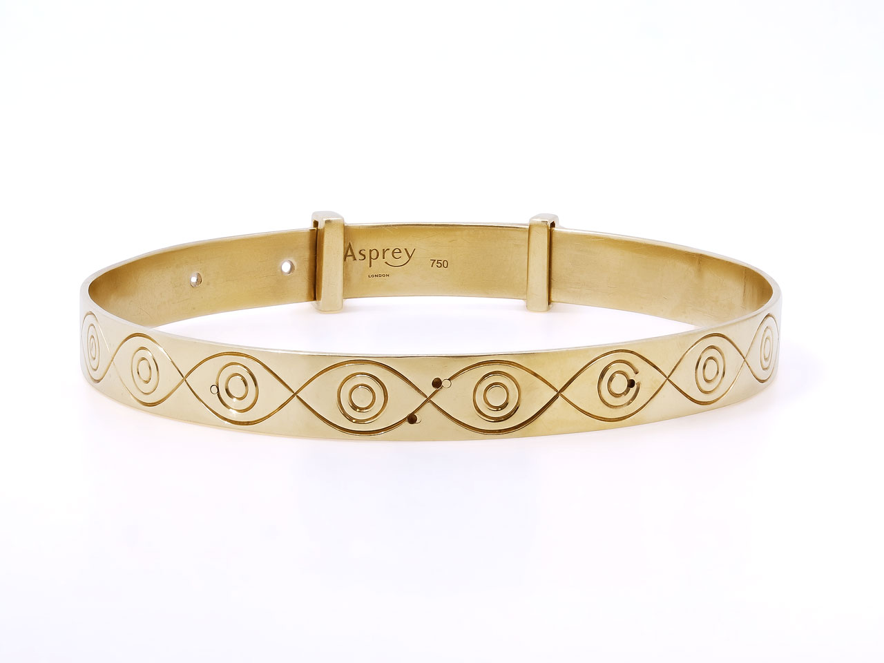 Asprey Bangle Bracelet in 18K Gold