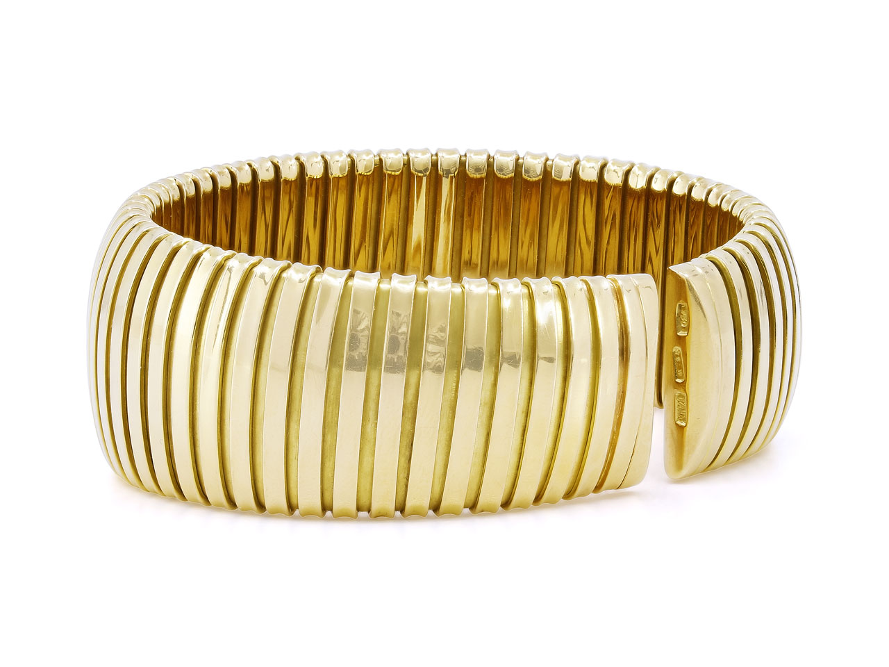 Carlo Weingrill Tubogas Bangle in 18K