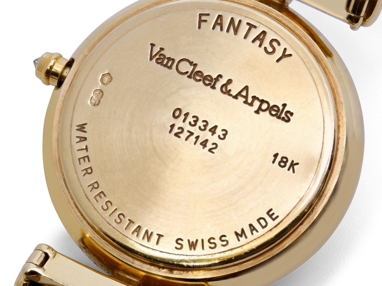 Van Cleef & Arpels 'Classique Fantasy' Diamond Lady's Watch in 18K Gold