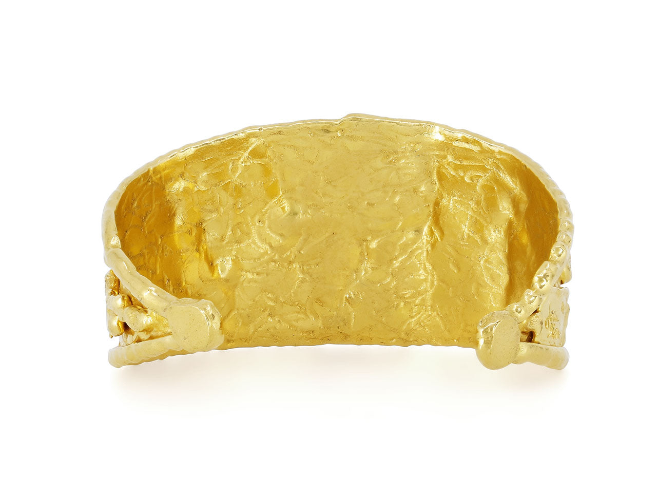 Jean Mahie 'Charming Monsters' Cuff Bracelet in 22K Gold