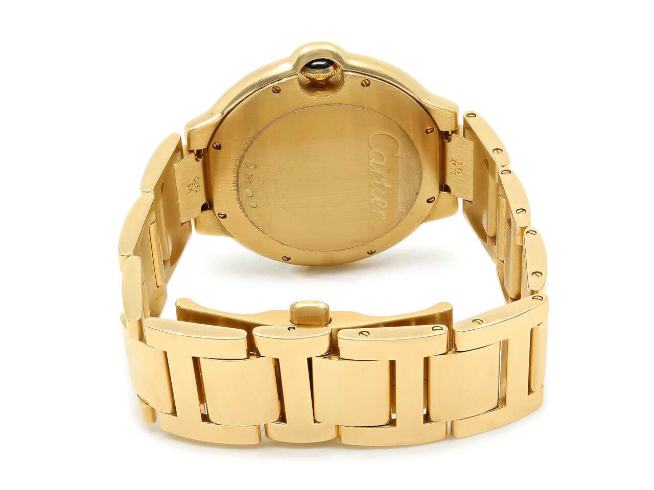 Cartier 'Ballon Bleu' Diamond Watch in 18K Yellow Gold, 42mm