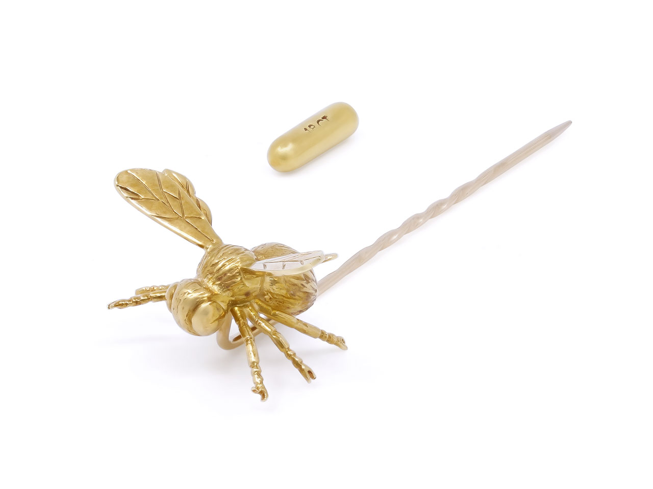 Theo Fennell Bee Stick Pin in 18K Gold