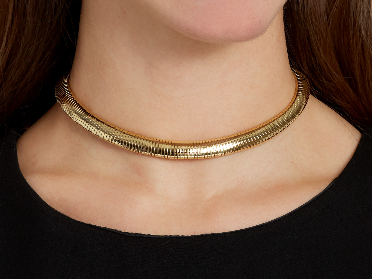 Forstner Mid-Century Choker in 14K Gold