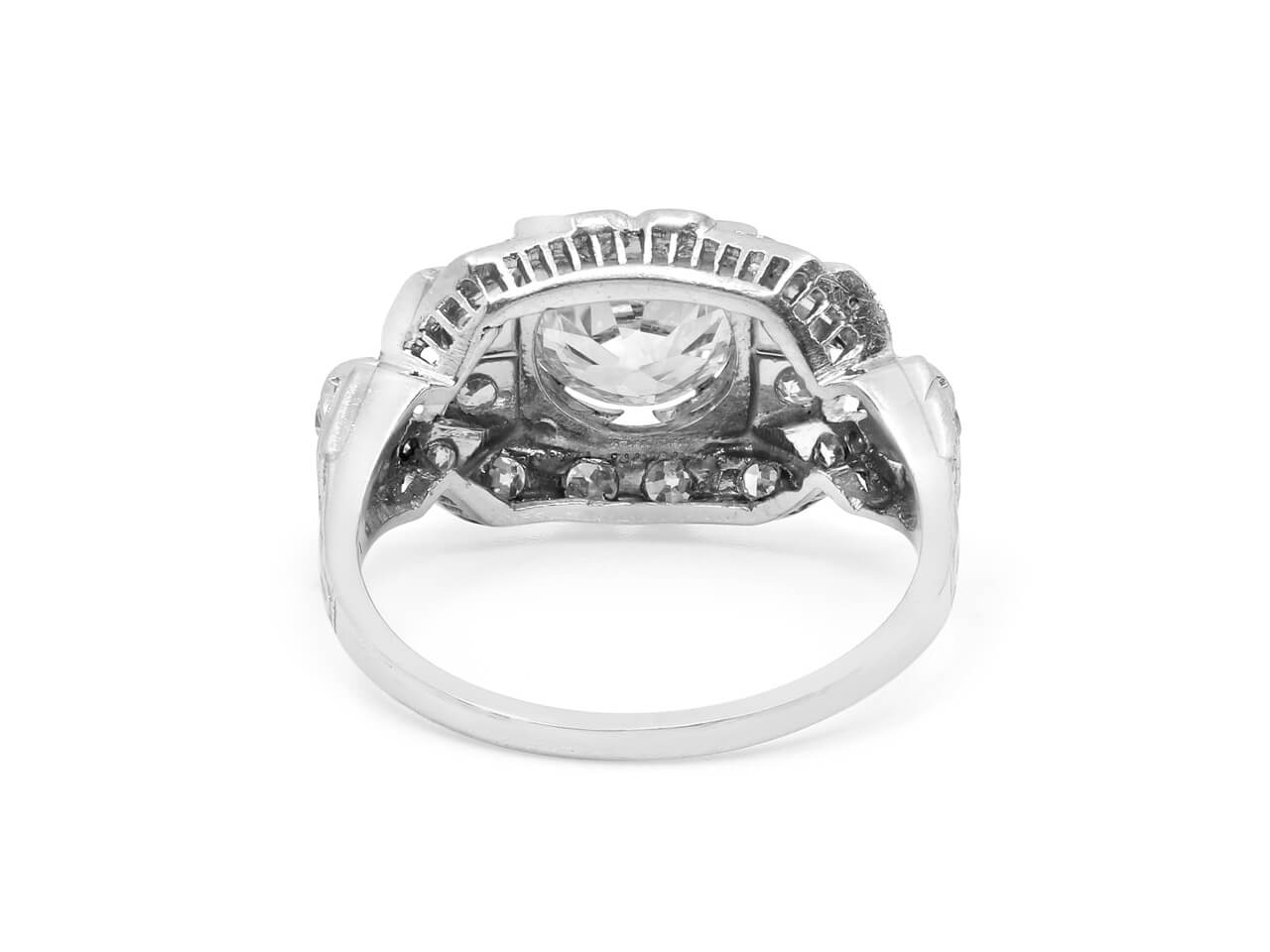 Art Deco Diamond Ring, 1.05 carat, in Platinum