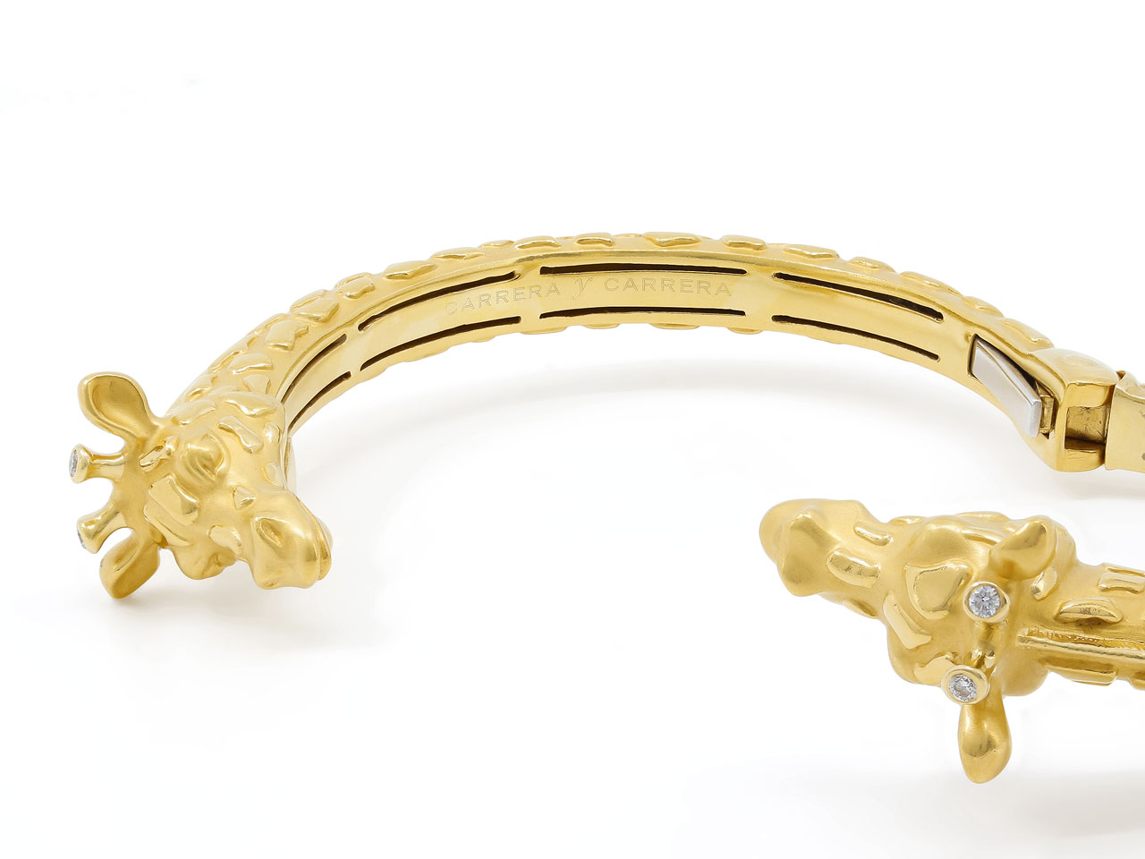 Carrera y Carrera Giraffe Bangle in 18K Gold