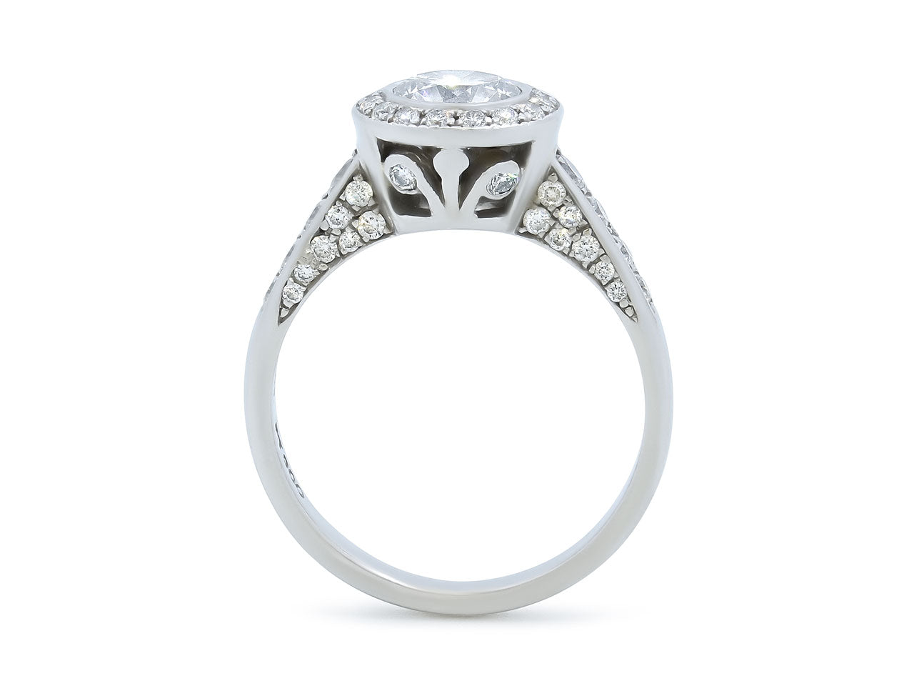 JB Star Diamond Ring in Platinum