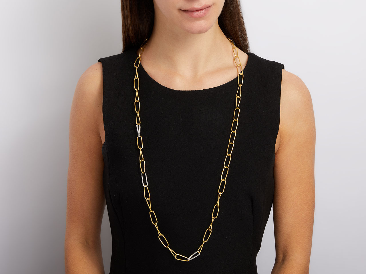 Marchisio Gold Link Necklace in 18K Gold