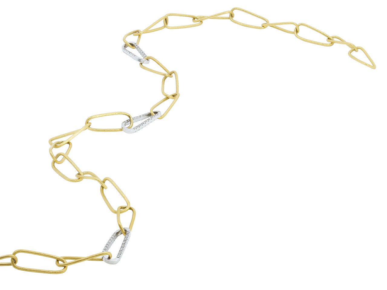 Marchisio Gold Link Necklace in 18K Gold