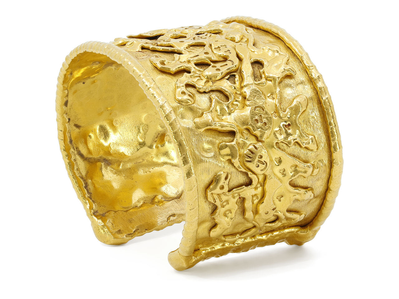 Jean Mahie 'Charming Monsters' Cuff in 22K Gold