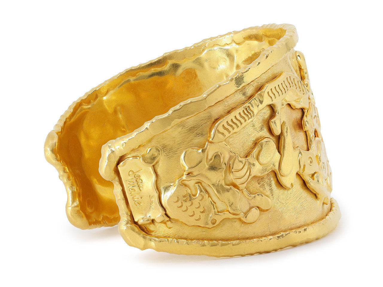 Jean Mahie 'Charming Monsters' Cuff in 22K Gold