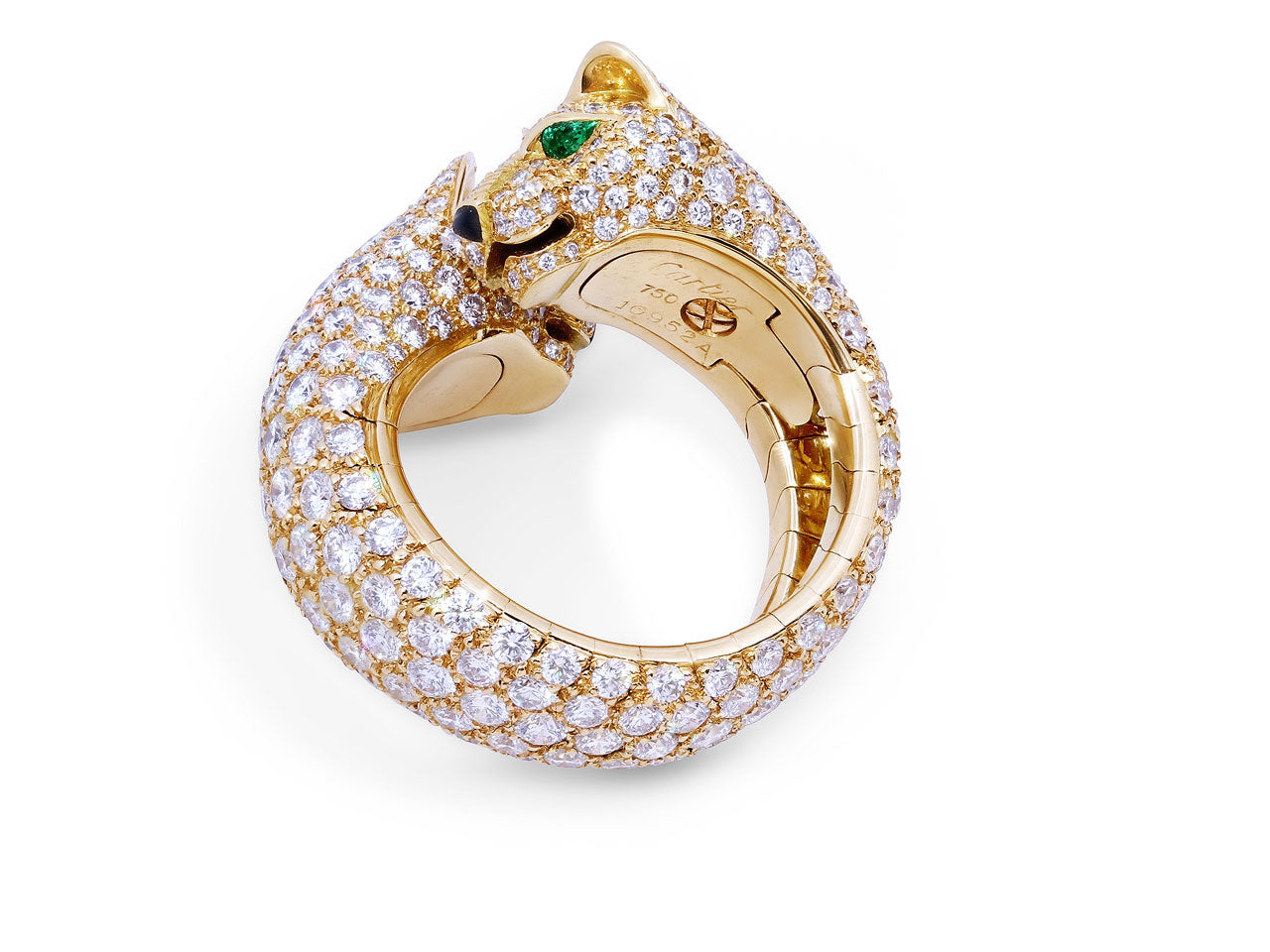 Cartier 'Panthère de Cartier' 'Lakarda' Diamond Ring in 18K Gold