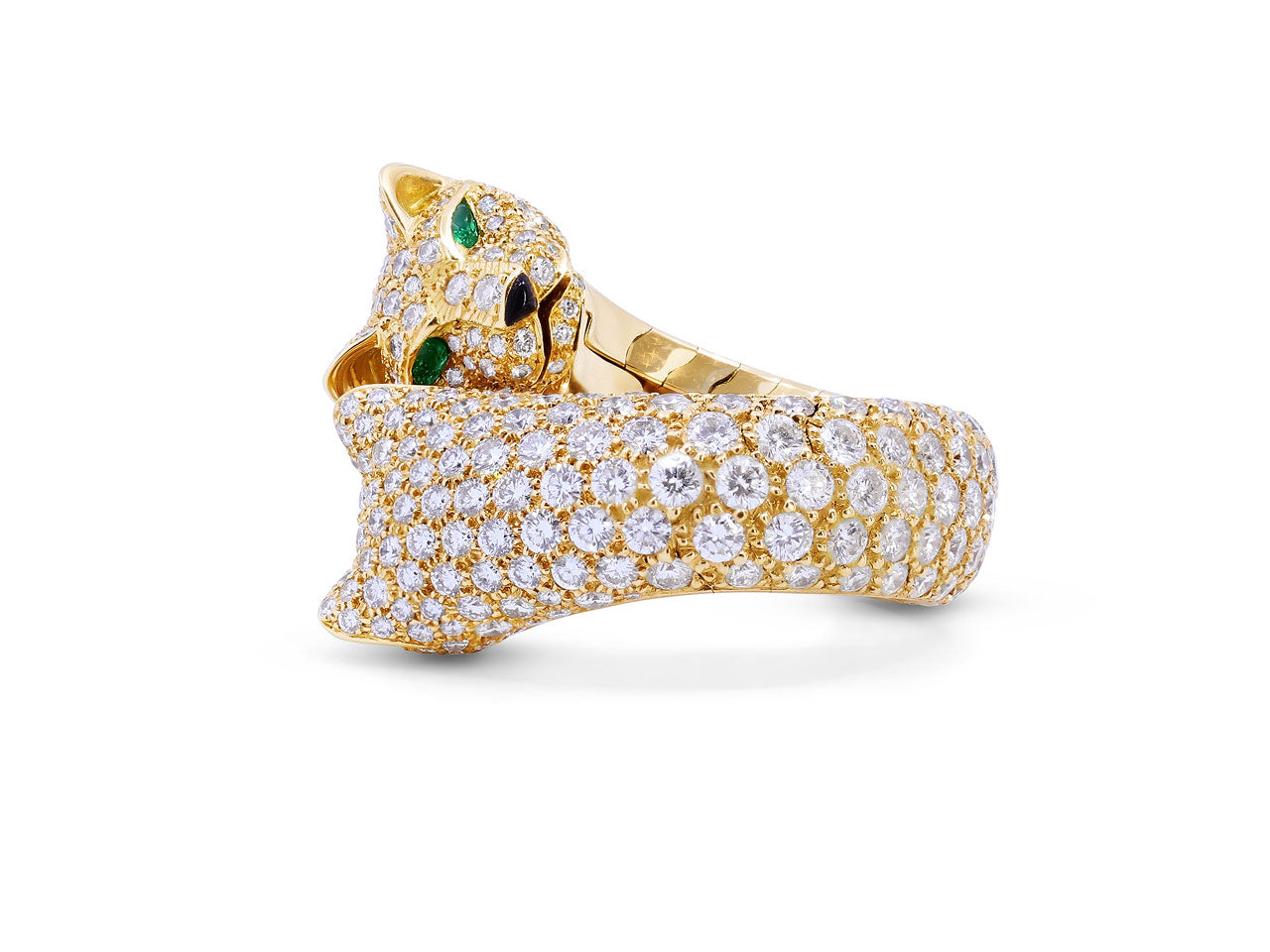 Cartier 'Panthère de Cartier' 'Lakarda' Diamond Ring in 18K Gold