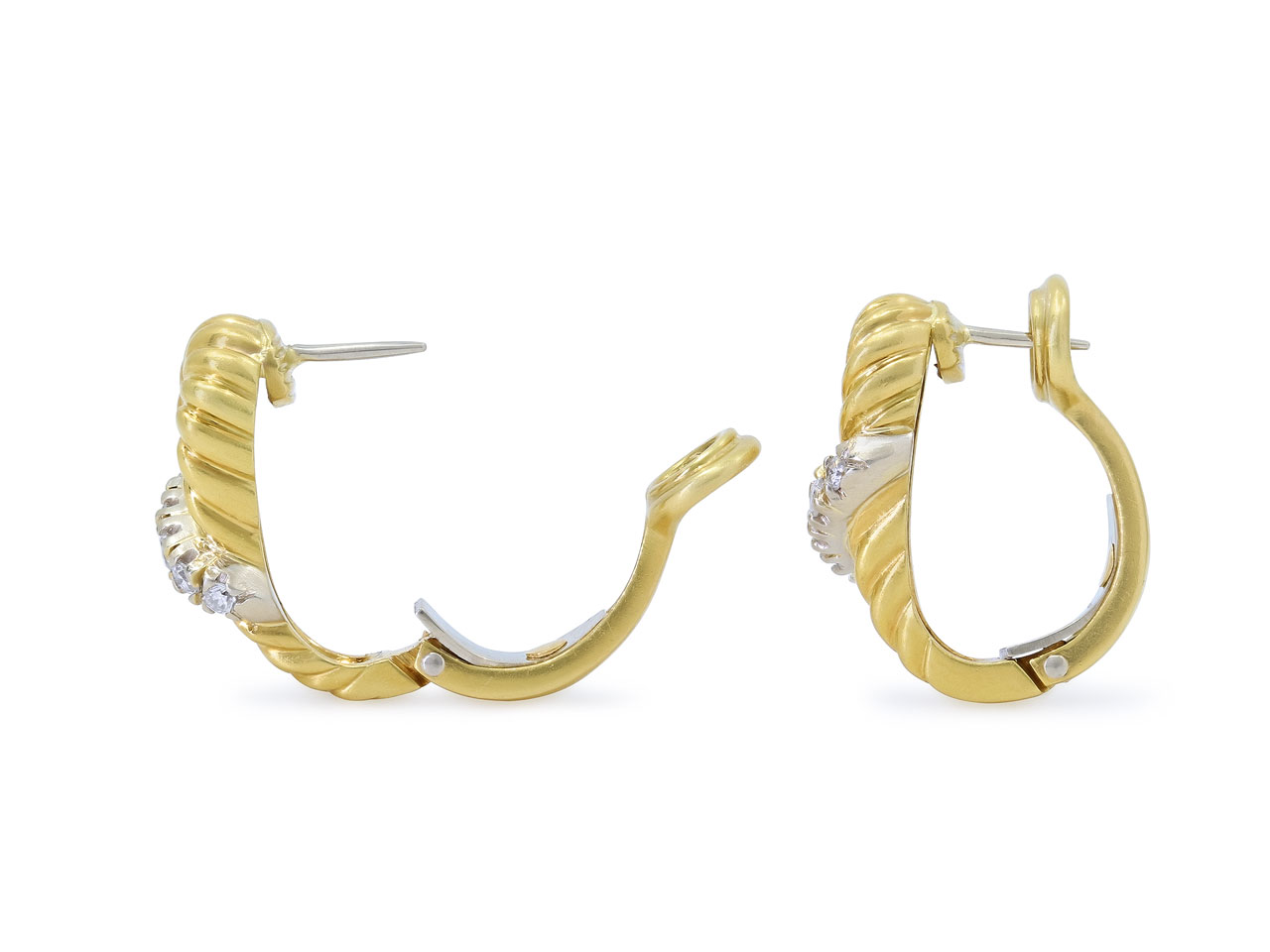 Diamond Earrings in 18K Gold