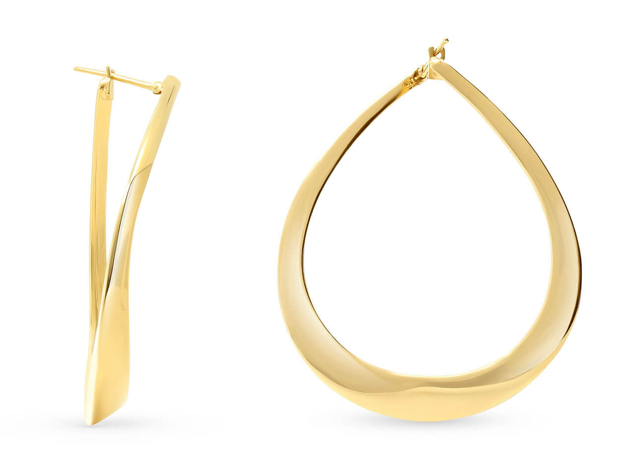 Italian Earrings in 18K Gold, by Beladora