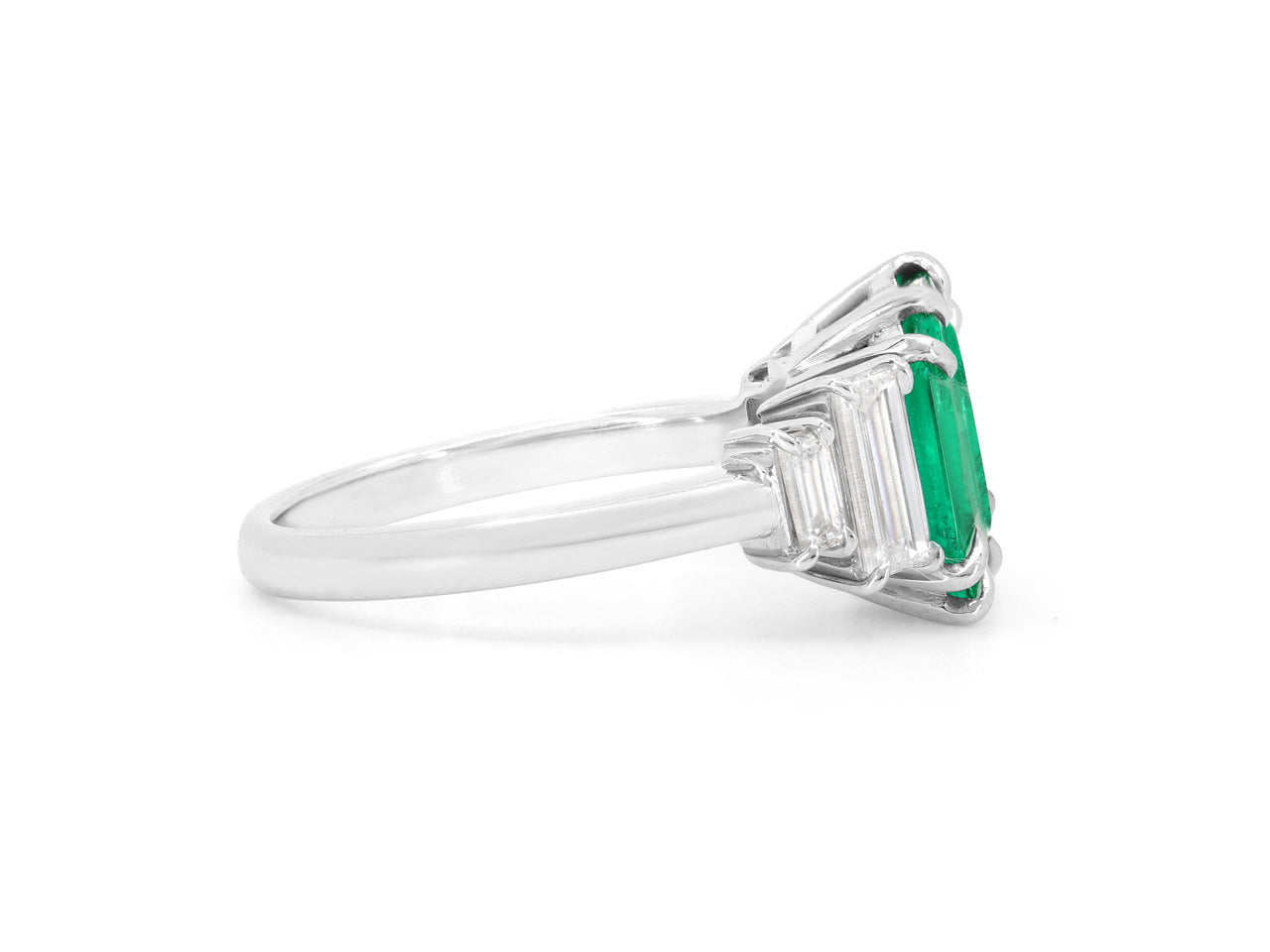 Beladora 'Bespoke' Colombian Emerald, 2.71 carat, and Diamond Ring in Platinum