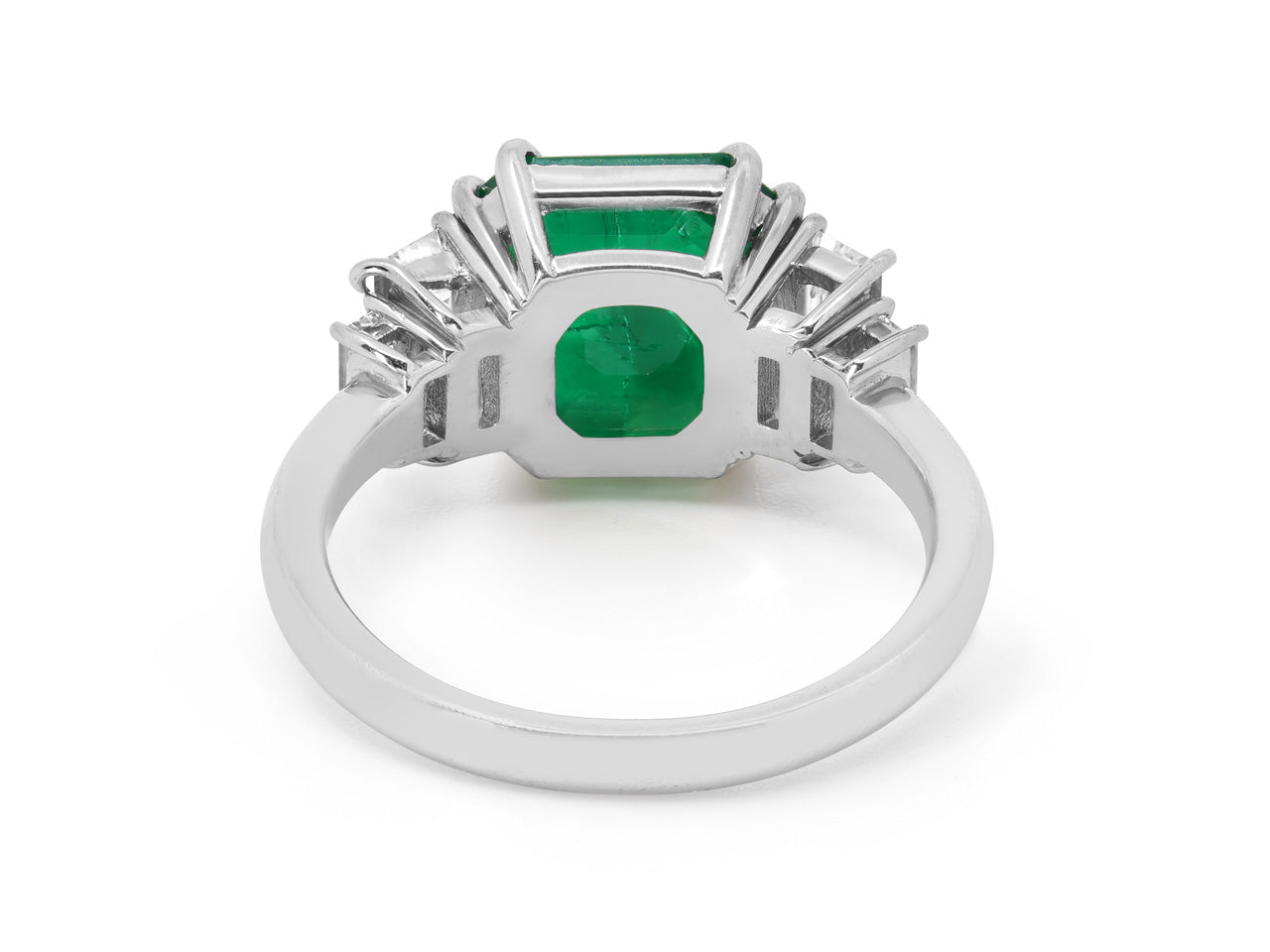 Beladora 'Bespoke' Colombian Emerald, 2.71 carat, and Diamond Ring in Platinum