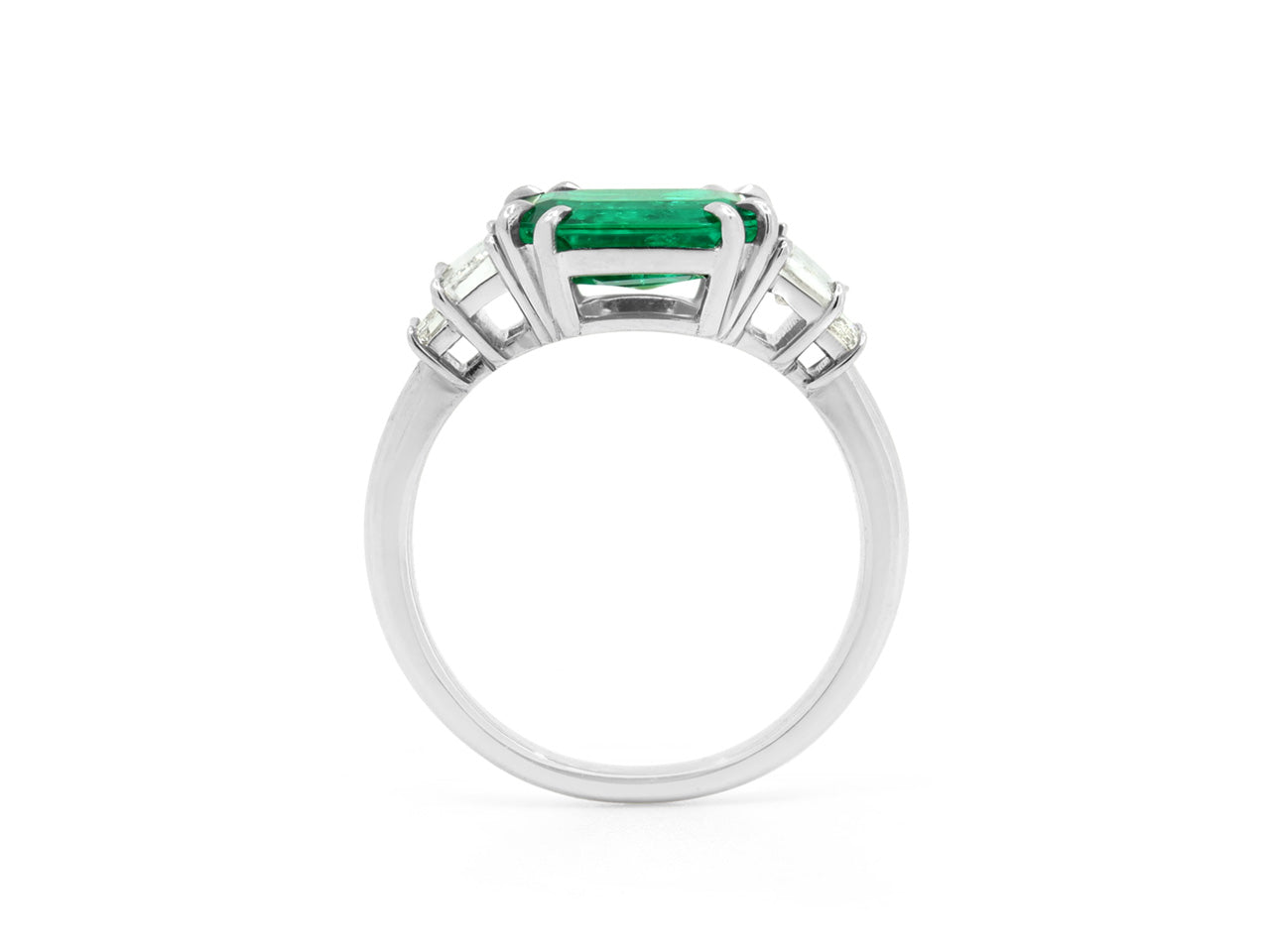 Beladora 'Bespoke' Colombian Emerald, 2.71 carat, and Diamond Ring in Platinum