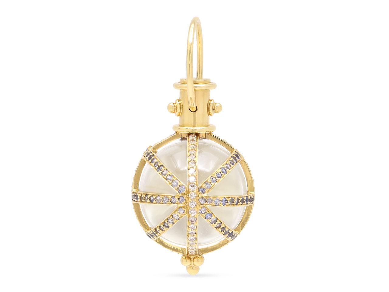 Temple St. Clair Diamond and Sapphire 'Cosmic Amulet' in 18K Gold