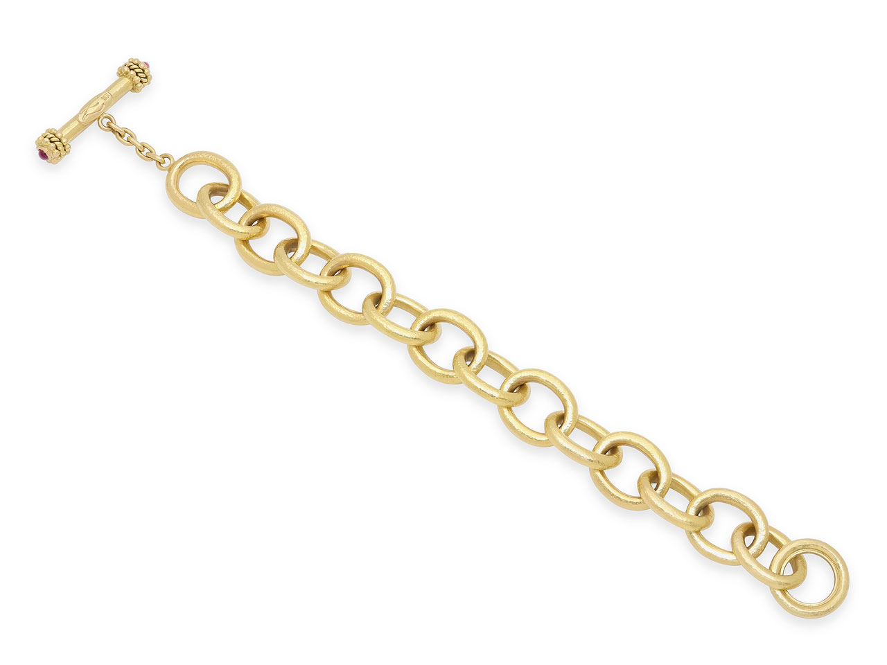 Elizabeth Locke 'Volterra' Bracelet in 18K Gold