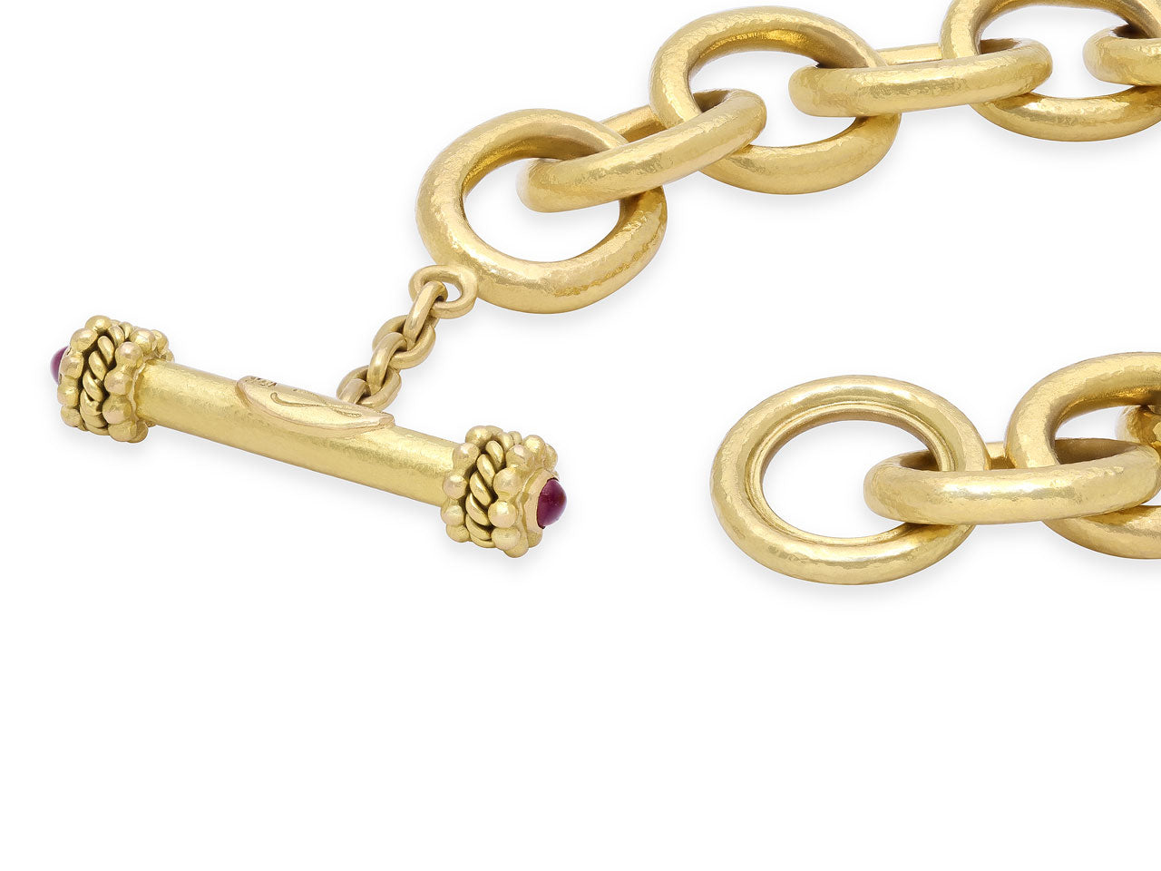 Elizabeth Locke 'Volterra' Bracelet in 18K Gold