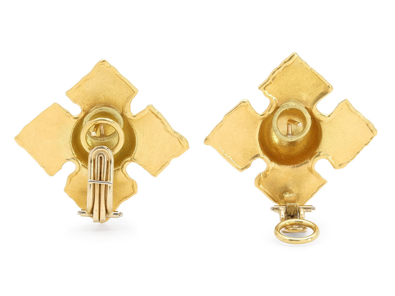 Jean Mahie Earrings in 22K Gold