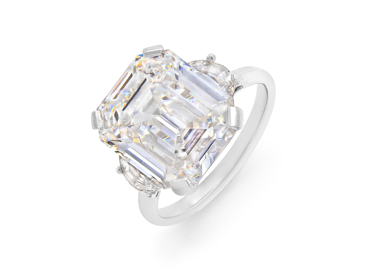 Emerald Cut Diamond Ring, 8.32 carat F/SI1, in Platinum