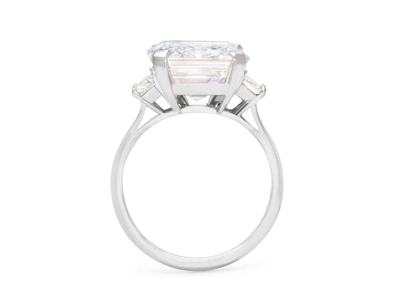 Emerald Cut Diamond Ring, 8.32 carat F/SI1, in Platinum