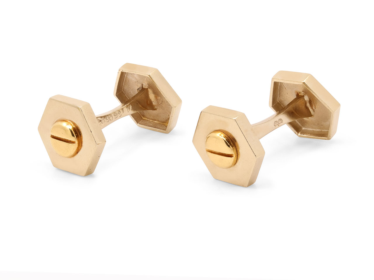 Van Cleef & Arpels Screw Head Cufflinks in 18K Gold